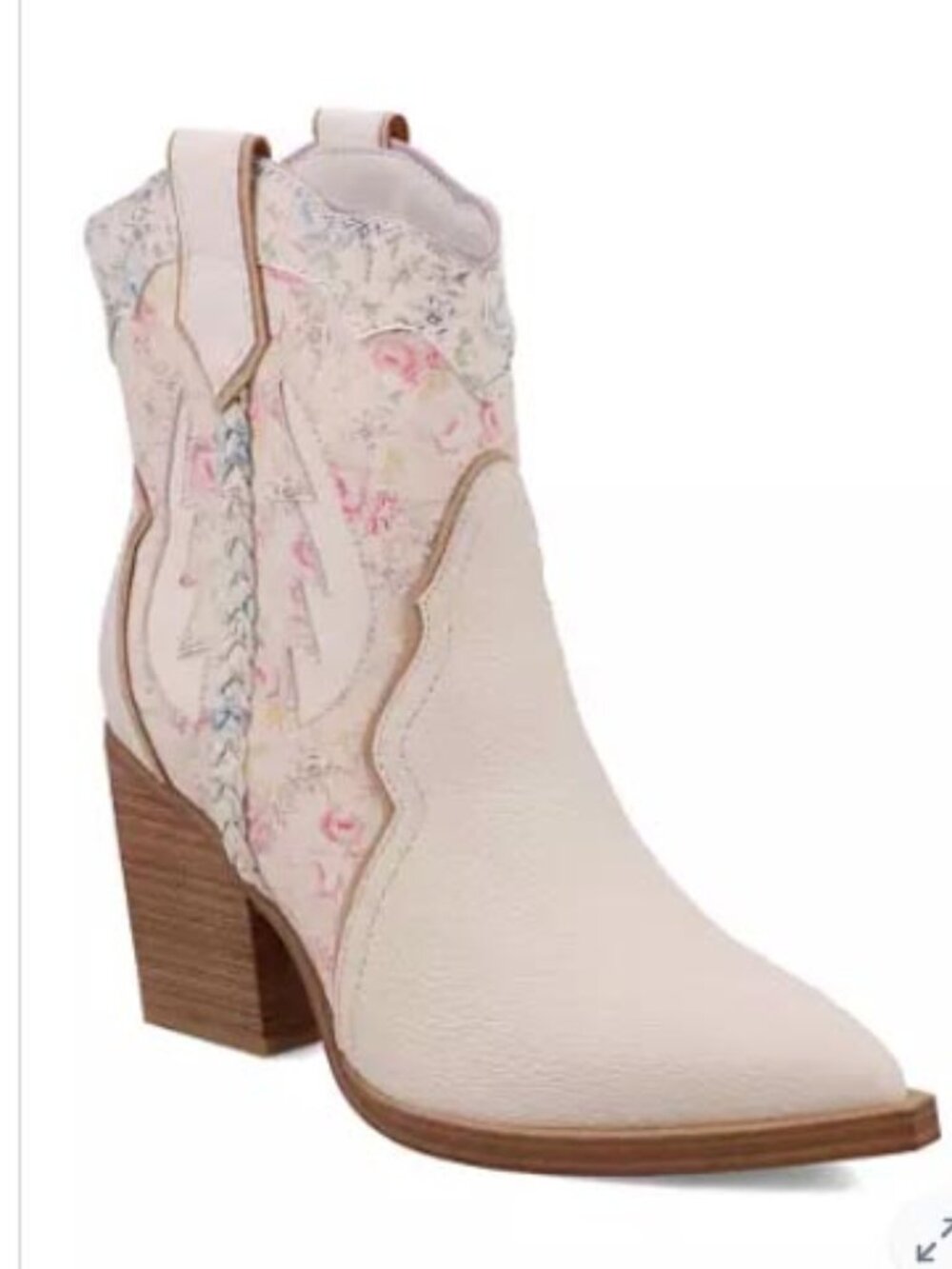 MIA Amayaa Heeled Off-White Bootie
